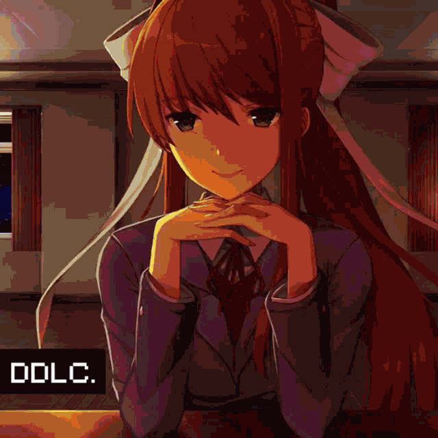 Ddlc Monika GIF