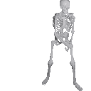 Dead Skeleton Sticker