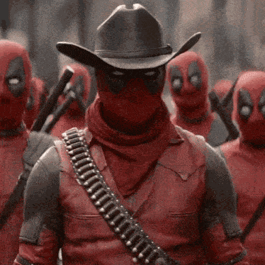 Deadpool And Wolverine Cowboy Deadpool GIF