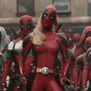 Deadpool And Wolverine Lady Deadpool GIF