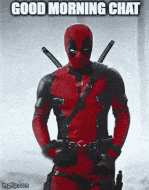 Deadpool Good Morning Chat Deadpool GIF