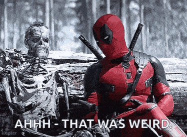 Deadpool Logan Skeleton GIF