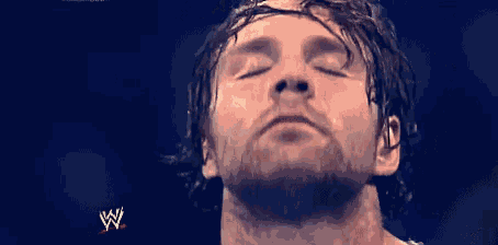 Dean Ambrose Deep Breathing GIF