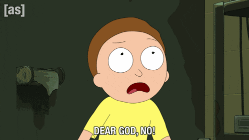 Dear God No Morty Smith GIF