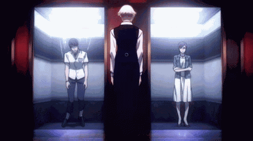 Death Parade Elevator GIF