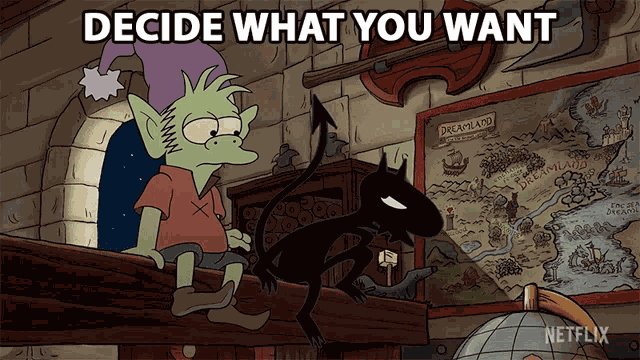 Decide What You Want Luci GIF