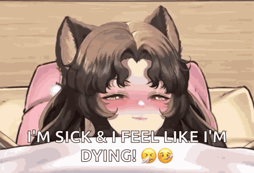 Dee The Sphinx Sick GIF