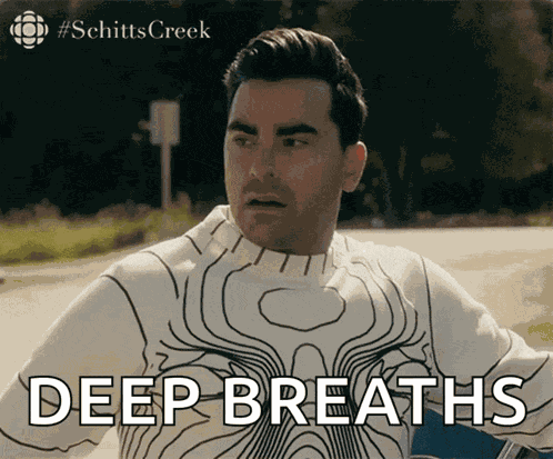 Deep Breathe David Rose GIF
