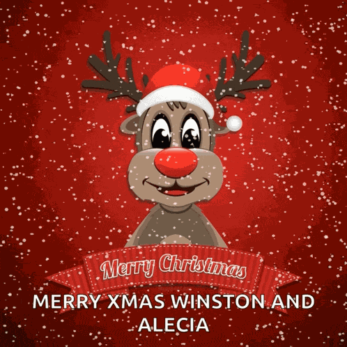 Deer Merry Christmas GIF