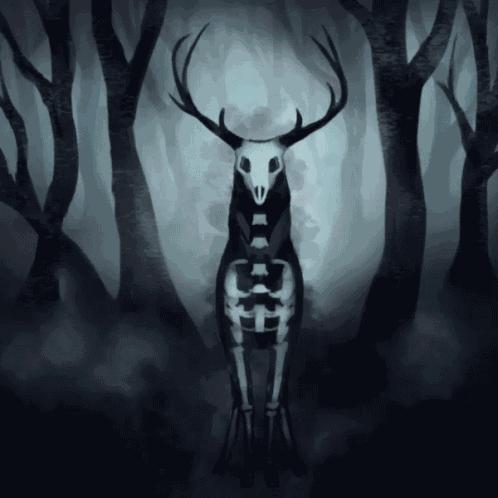 Deer Skeleton GIF