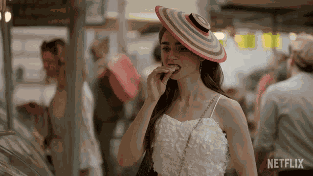 Delicious Lily Collins GIF