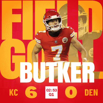 Denver Broncos (0) Vs. Kansas City Chiefs (6) First Quarter GIF