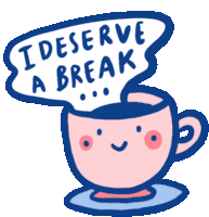 Deserve Breaktime Sticker