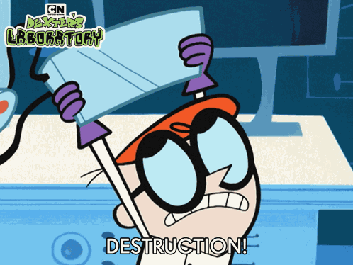 Destruction Dexter GIF