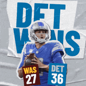 Detroit Lions (36) Vs. Washington Commanders (27) Post Game GIF