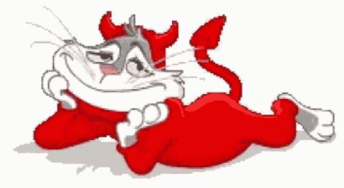 Devil Cat GIF