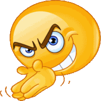 Devious Emoji Silly Emoji Sticker