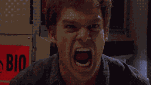 Dexter Scream GIF