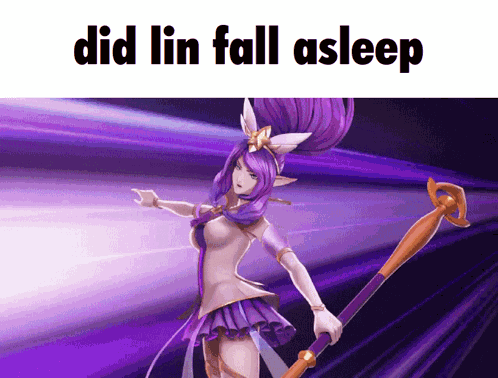 Did Lin Fall Asleep Lin Janna GIF