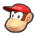 Diddy Kong Icon Sticker