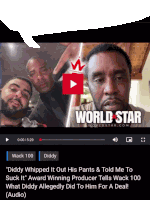 Diddy Worldstar Sticker