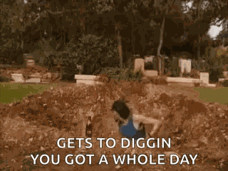 Digging Thank You GIF
