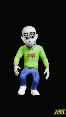 Digital Animation Cartoon Face GIF