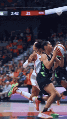 Dijonai Carrington Connecticut Sun GIF