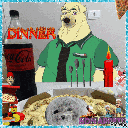 Dinner Seal GIF