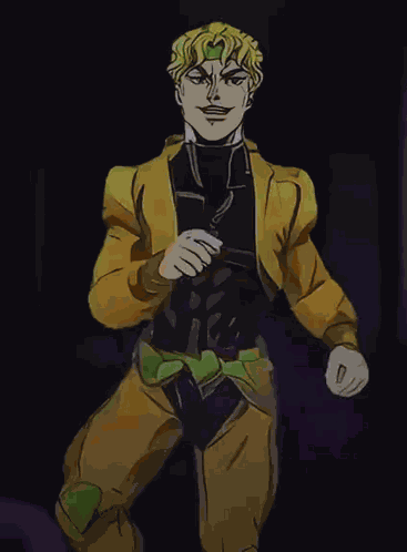 Dio Brando Passinho GIF