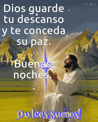 Dios Guarde Descanso Buenas Noches GIF