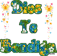 Dios Te Bendiga God Bless You Sticker