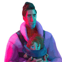 Disappointed Mayday Parker Sticker