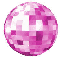 Disco Ball Purple Sticker