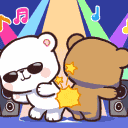 Disco Dancing Bear GIF