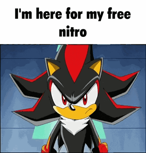 Discord Nitro Sonic X GIF