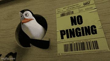 Discord No Ping Penguin Box GIF