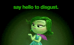 Disgust Hello GIF