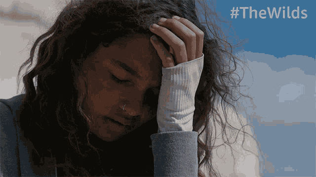 Distressed Nora Reid GIF