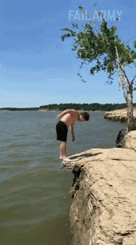 Diving Failarmy GIF