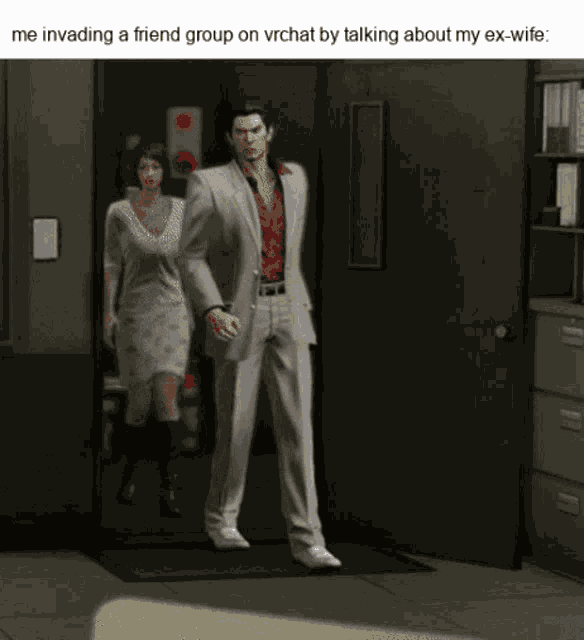 Divorce Moment Vrchat GIF