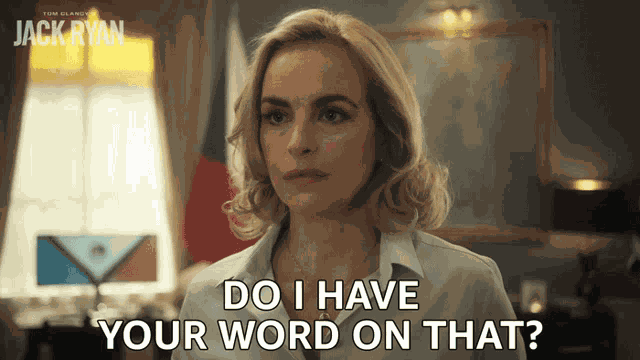 Do I Have Your Word On That Alena GIF