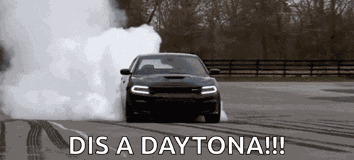 Dodge Charger Drag Strip GIF