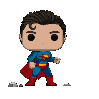 Dog Giving Kisses Superman Sticker