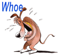 Dog Laughing Sticker