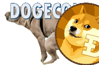 Doge Dogecoin Sticker
