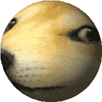 Doge Sphere Sticker