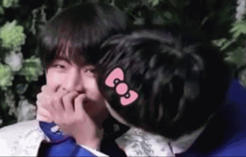 Dolliekyu Taekook Hello Kitty GIF