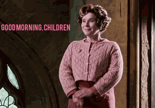 Dolores Jane Umbridge Good Morning GIF