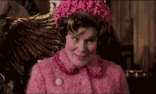 Dolores Jane Umbridge Harry Potter GIF